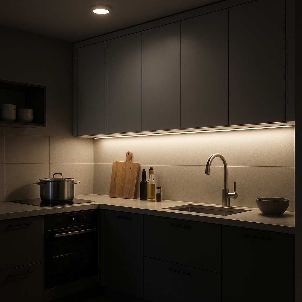 Illuminazione aree operative cucina